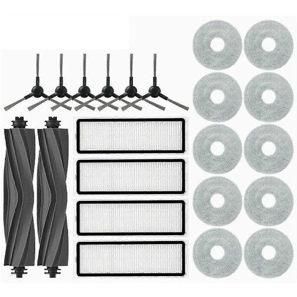 For L10S Pro Gen 2 / RLL42SDA Parts Accessories Main Side Brush Hepa Filter Mop Cloth Replacement