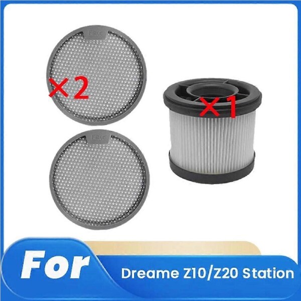 3 Pcs Filter and Filter Cotton for Z10/Z20 Station Sweeping Robot Accessories Robot Cleaner Parts R