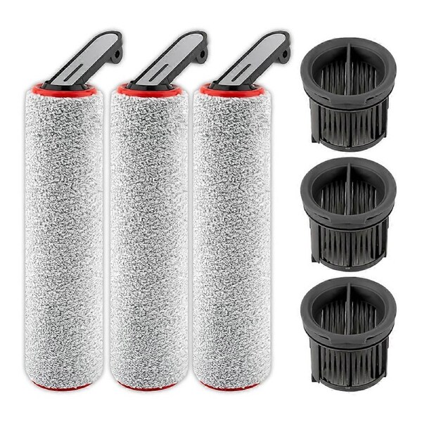 H14 Pro Replacement Roller Brushes and HEPA Filters for H14 Pro Cordless Wet and Dry Vacuum Cleaner