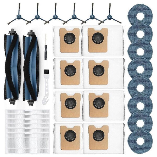 Accessories for C20 Omni Robot Vacuums Replacement Parts Kit, Main Side Brush HEPA Filters Mop Pads