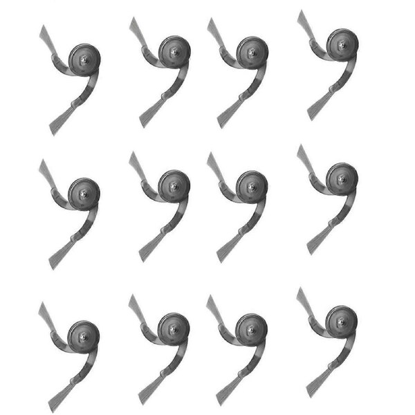 12 Pcs Side Brush for Qrevo 5AE / Qrevo C / Qrevo C Pro / Qrevo Curv 2 Pro Sweeper Sweeper Accessor