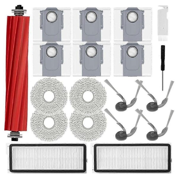 Accessories Kit for Roborock QV 35A, QV 35S, QR 598, QR 798 Robot Vacuum Replacement Parts Attachments