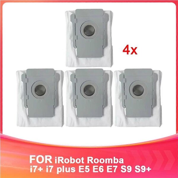 Replacement Dust Bags for IRobotRoomba I7+, E5, E6, E7, S9, S9+,High-Efficiency Vacuum Cleaner Bags