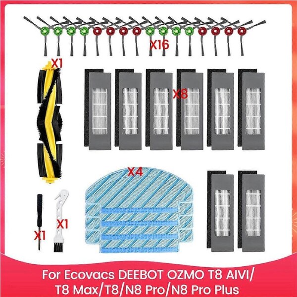 For OZMO T8 /T8 Max/T8 Series/N8 Pro/N8 Robot Vacuum Replacement Parts