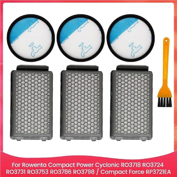 For Filter Kit HEPA Staubsauger Compact Power RO3715 RO3759 RO3798 RO3799 RP3721EA Vacuum Cleaner P