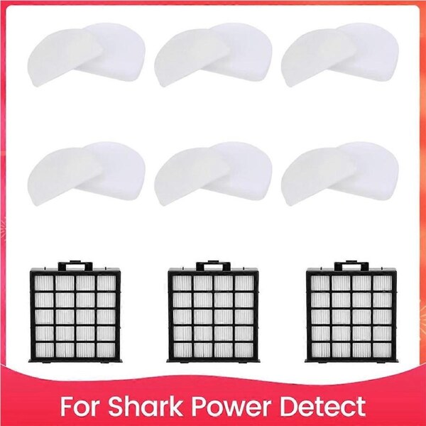 For Power Detect Upright Cleaner AZ4000 AZ4002 AZ4000C, Heap Filters, Foam & Felt Filters Replaceme