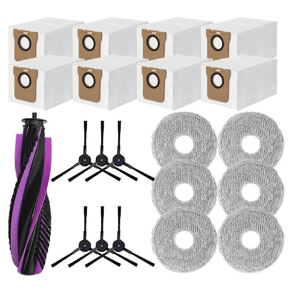 21PCS for P20 PRO Robot Vacuum Cleaner Replacement Accessories Main Side Brush Mop Cloth Dust Bag