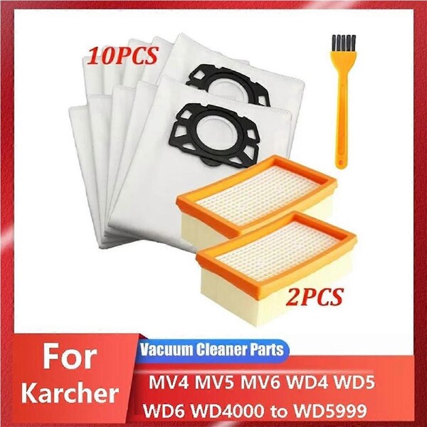 For Mv4 Mv5 Mv6 Wd4 Wd5 Wd6 Wd5P Wd6P Vacuum Cleaner 2.863-005.0 Hepa Filter Dust Bag Replacement P