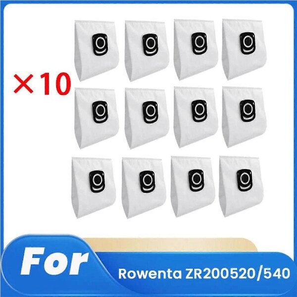 12 Pcs Dust Bags for ZR200520/540/740 Sweeper Accessories Cleaner Parts Replacement
