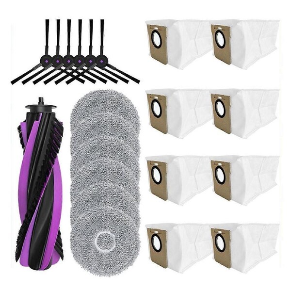 For P20 Pro / T5 Pro Vacuum Replacement Parts Main Side Brush Mop Cloth Dust Bag Accessories Kits