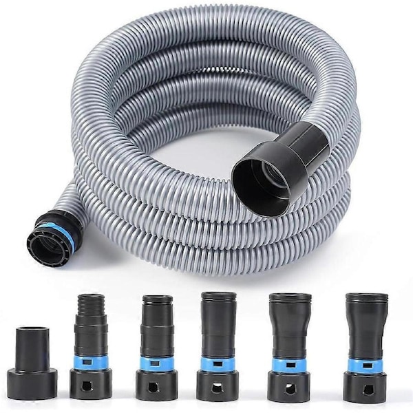 20FT Hose Power Tool Kit, 2-1/2" Dust Collector Hose Connection,for Home & Shop Vacuum System,Table