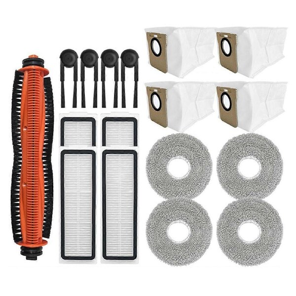 For M40S / OV31CN Parts Accessories Tricut Brush HEPA Filter Mop Cloth Dust Bag Robot Vacuum Cleane