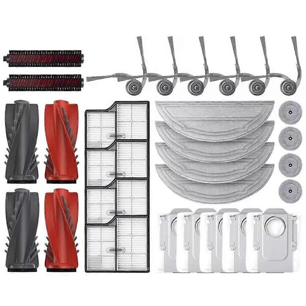 Accessories for Saros 10 / S9 MaxV Ultra Robot Vacuum Spare Parts Main Brushes Mop Cloths Filters D