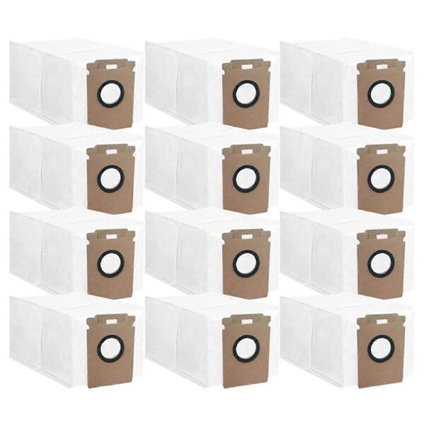 12pcs Fit for H60 HUB ULTRA Vacuum Dust Bags Accessories Parts Robot Vacuum Cleaner Replacement