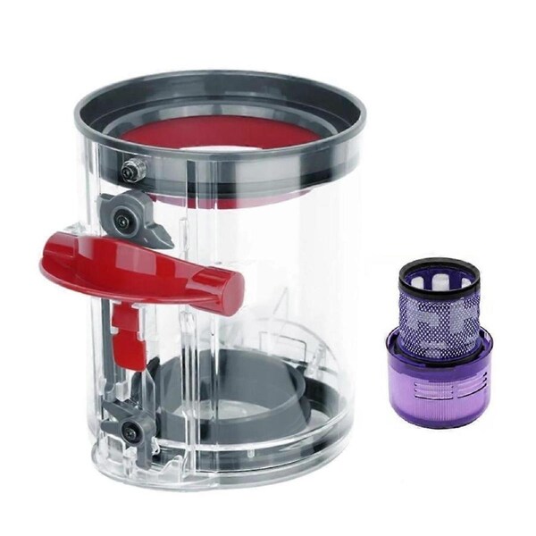 Dust Bin Replacement for V12 V10SLIM SV18 SV20 Vacuum Cleaner Canister Dust Bucket Collector with H