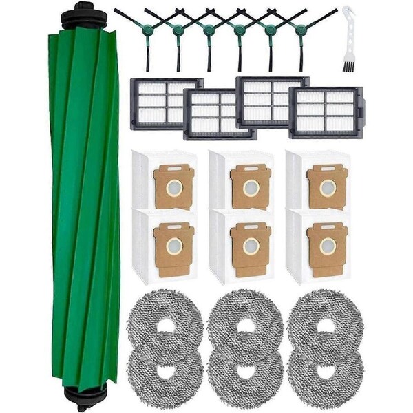 Accessories for Plus 405/505 Combo Robot Main Side Brush HEPA Filters Dust Bags Mop Pads Replacemen