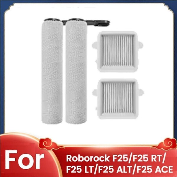 4PCS Brush and Filter Kit for F25/F25 RT/F25 /F25 ALT/F25 Wet and Dry Vacuum Cleaner Spare Parts