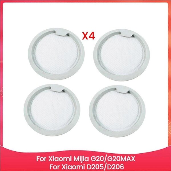 4PCS Filter for G20/G20MAX D205/D206 Vacuum Cleaner Replacement Parts HEPA Filter