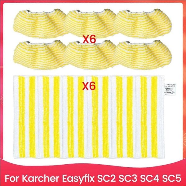 Steam Mop Cloths Cover for Easyfix SC2 SC3 SC4 SC5 Handheld Vacuum Cleaner Parts Microfiber Mop Pad