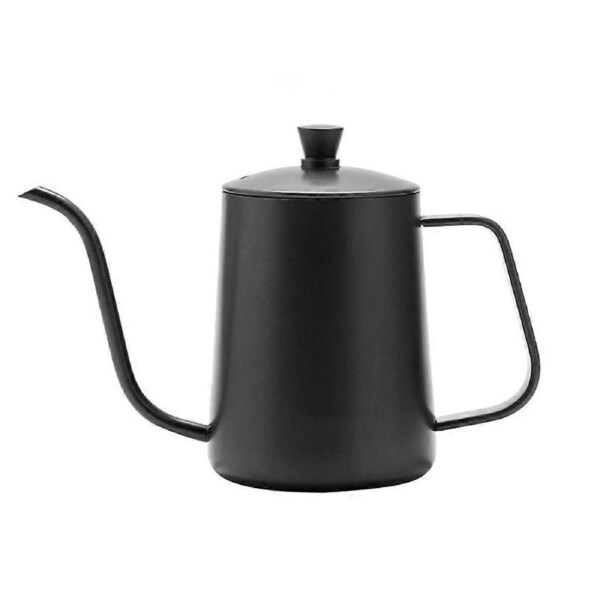 600ml Long Narrow Spout Coffee Pot Stainless Steel Pour Over Gooseneck Kettle