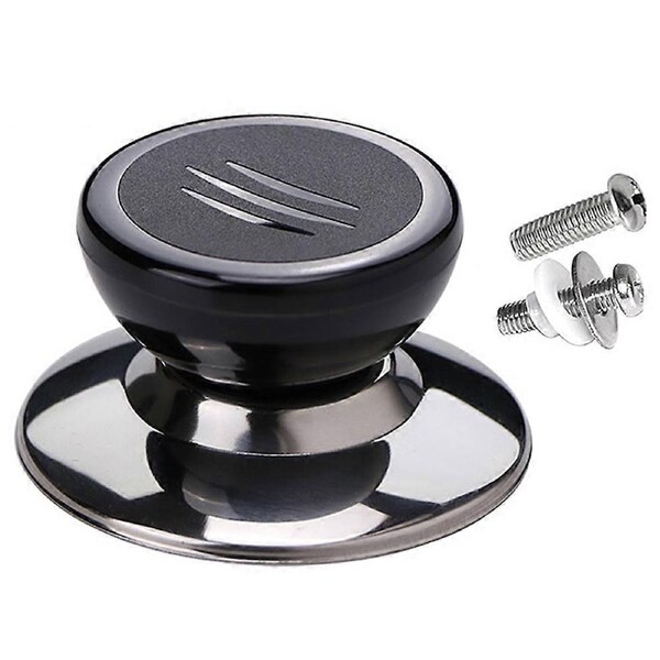 Home Kitchen Pot Lid Stainless Steel Handle Holder Anti-scald Knob Replacement