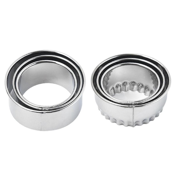 1 Set Dumpling Maker Durable Easy Demoulding Stainless Steel DIY Handmade Dumpling Skin Maker Kitchen Tools