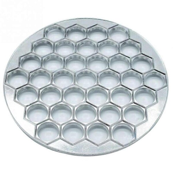 37 Holes Hexagonal Dumpling Mould Aluminum Alloy Pastry Maker Kitchen DIY Tool