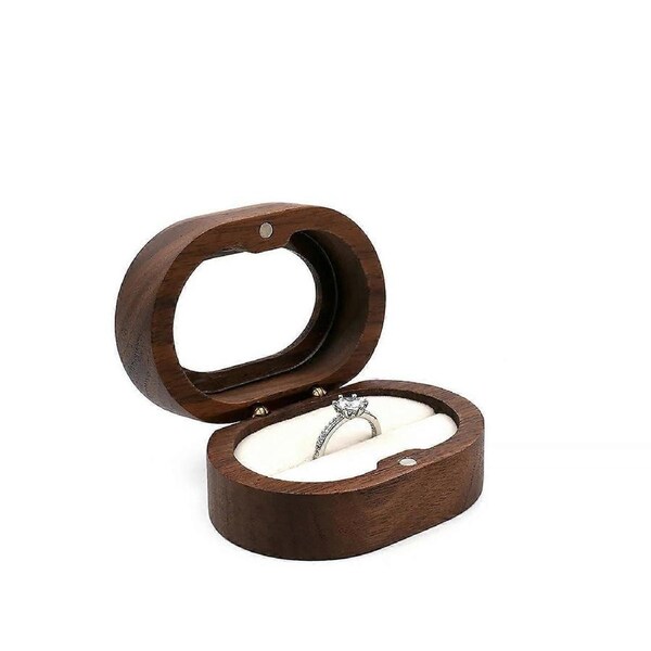 Travel Jewelry Storage Box for Rings and Earrings, Elegant Gift for Women