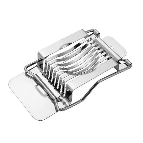 Household Stainless Steel Boiled Egg Slicer Section Cutter Kitchen Supplies