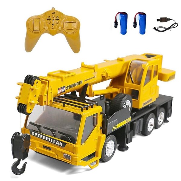 HOLALA RC Crane Truck Remote Control Light Sound Rechargeable Toy