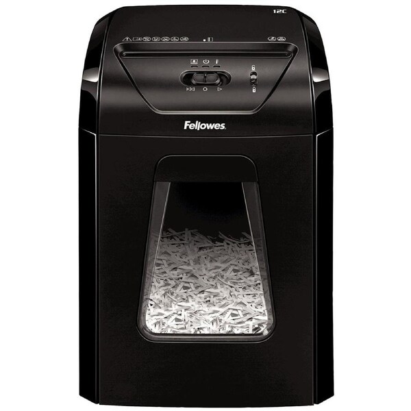 Fellowes Powershred 12C Cross-Cut Shredder