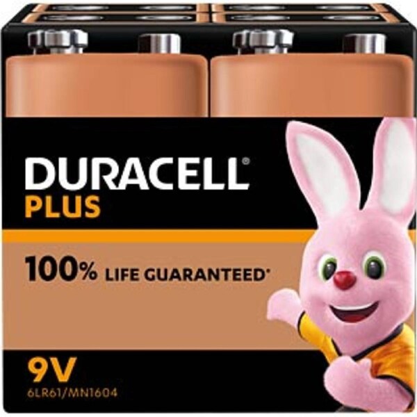 Duracell Alkaline 9V Batteries 8 Pack