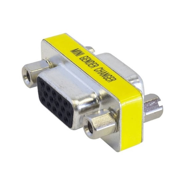 PJ7017 HD15 PIN VGA SOCKET TO SOCKET HIGH DENSITY GENDER BENDER