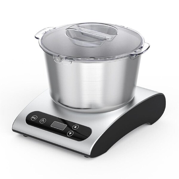 Advwin Electric Dough Maker 5L, 800W Dough Kneading Machine with Whisk Attachment for Food Prep, Beating Eggs, Whipping Cream