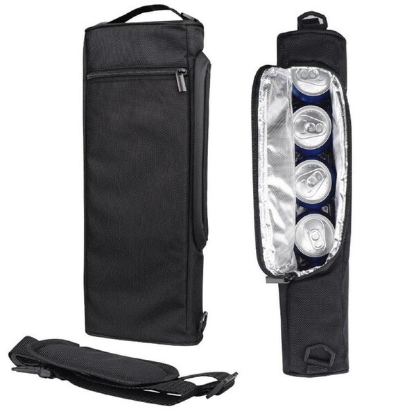 Velocity FancyGrab Golf Cooler Bag Wine Cooler Bag Insulated Beer Cooler Golf Bag Accessory Black