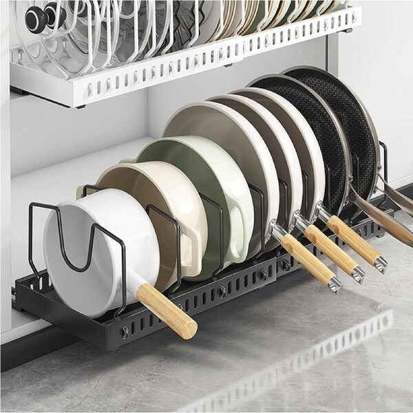 Velocity Horizontal Pull Out Organizer for Pots and Pans Sliding ...