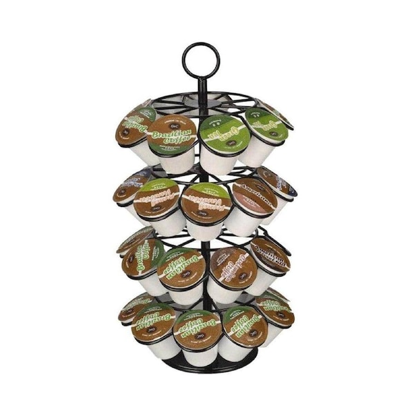 Velocity Rotating Coffee Capsules Pod Holder Stand Compatible with K-Cups/Dolce Gusto