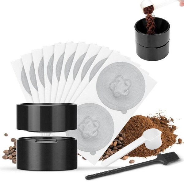 Velocity Reusable Vertuo Capsule Refill Kit for VertuoLine Capsules Filling Tool Holder
