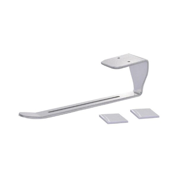 Velocity Tumbler Lid Organizer Self-Adhesive Under-Cabinet Mount Space-Saving Lid Holders Silver