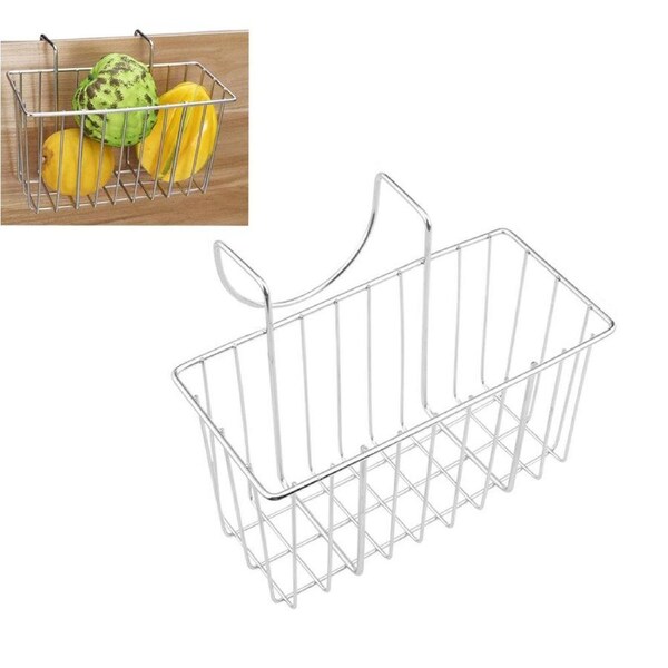 Velocity Kitchen Storage Sponges Holder Dish Cloth Drying Rack Sink Drain Rack