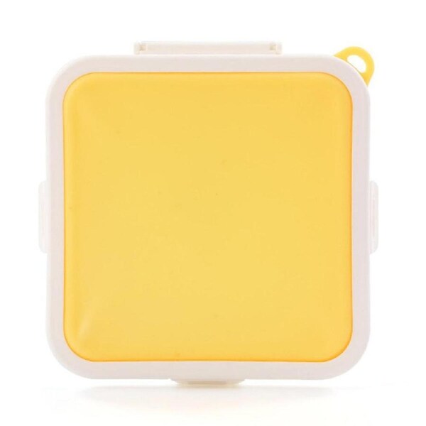 Velocity Reusable Sandwich Boxes Storage Box Lunch Box Food Storage Case-Yellow