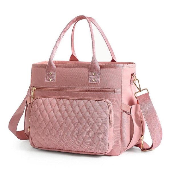 Velocity Insulated Lunch Bag Lunch Bag Cooler Tote Bag Pink