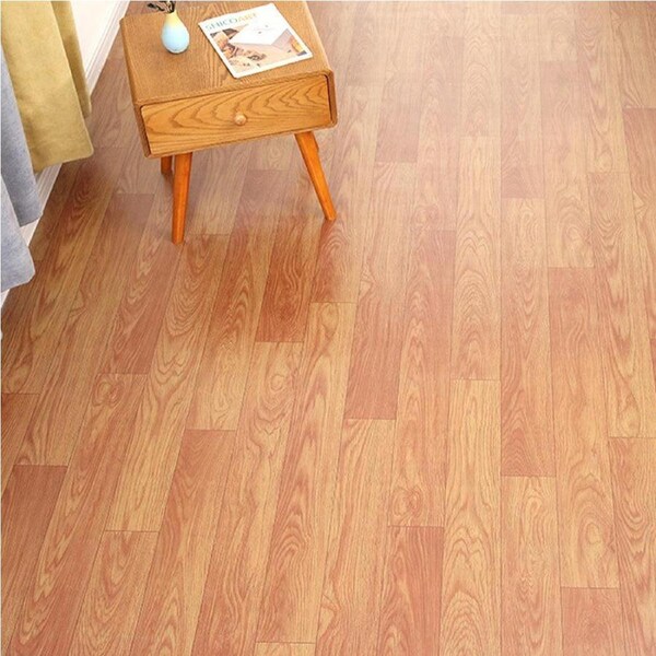 Velocity DIY Self-Adhesive Waterproof Tile Stickers Wall Kitchen Bathroom Floor Home Decor-Walnut Style