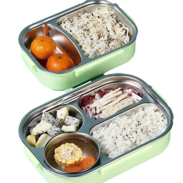 Velocity Insulation Bento Lunch Box Food Warmer Container for School Office Green
