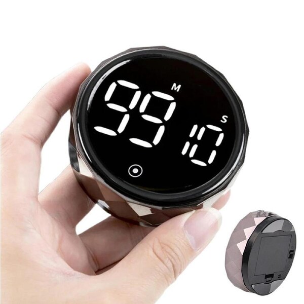 Velocity Digital Display Kitchen Timer Countdown Countup Cooking Alarm Rose Gold