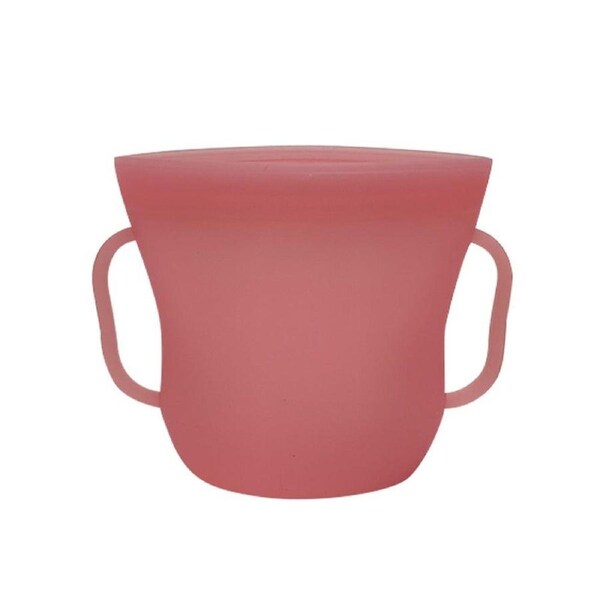 Velocity Reusable Silicone Food Storage Bags Snack Storage Pouch Pink