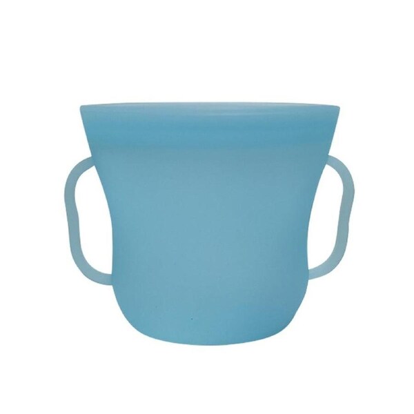 Velocity Reusable Silicone Food Storage Bags Snack Storage Pouch Blue