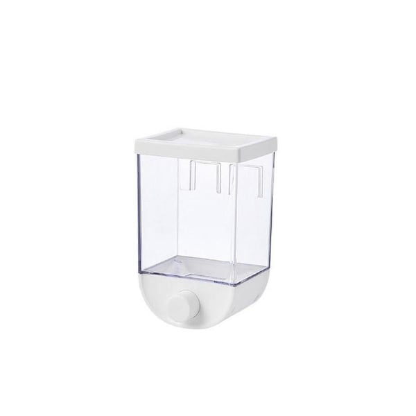 Velocity 2-Pieces Wall Mount Cereal Dispenser Dry Food Storage Box Kitchen Container Grain Organizer