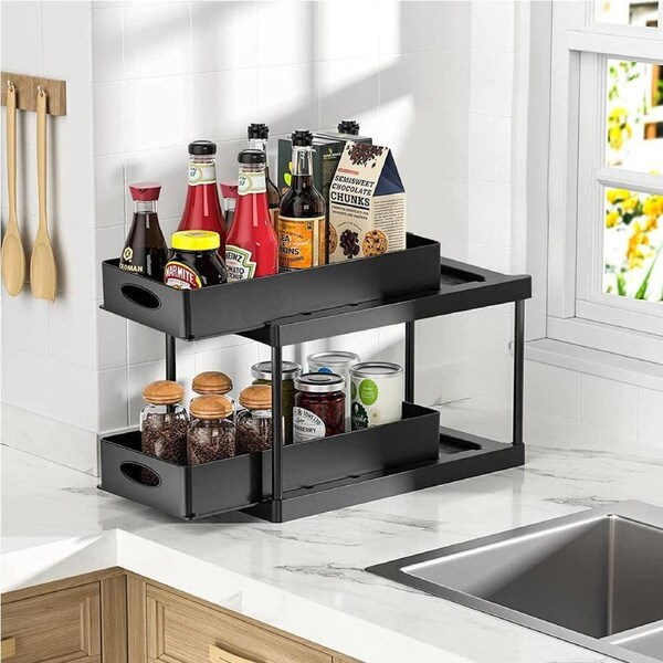 Velocity Double Layer Pull-Out Storage Rack