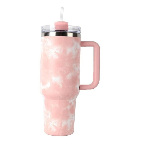 Velocity 40 oz Stainless Steel Thermal Travel Tumbler Pink